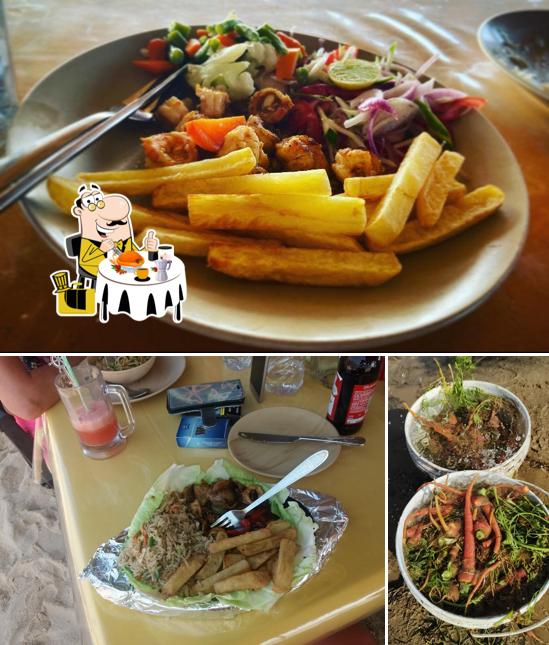 Food at Beer Opener Shack