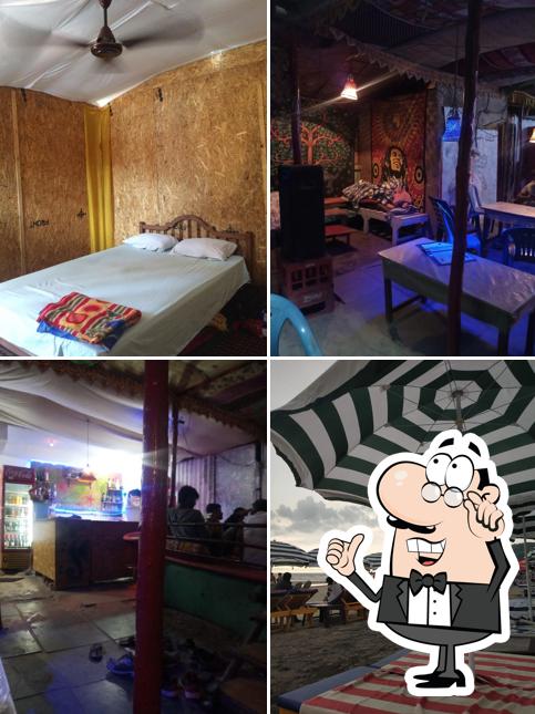 The interior of Dragon Cafe and Beach Stay