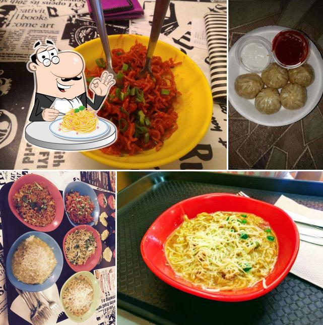 Spaghetti carbonara at F.Y.I