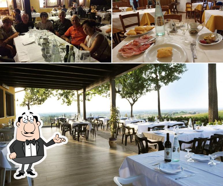 Gli interni di Trattoria S. Antonio
