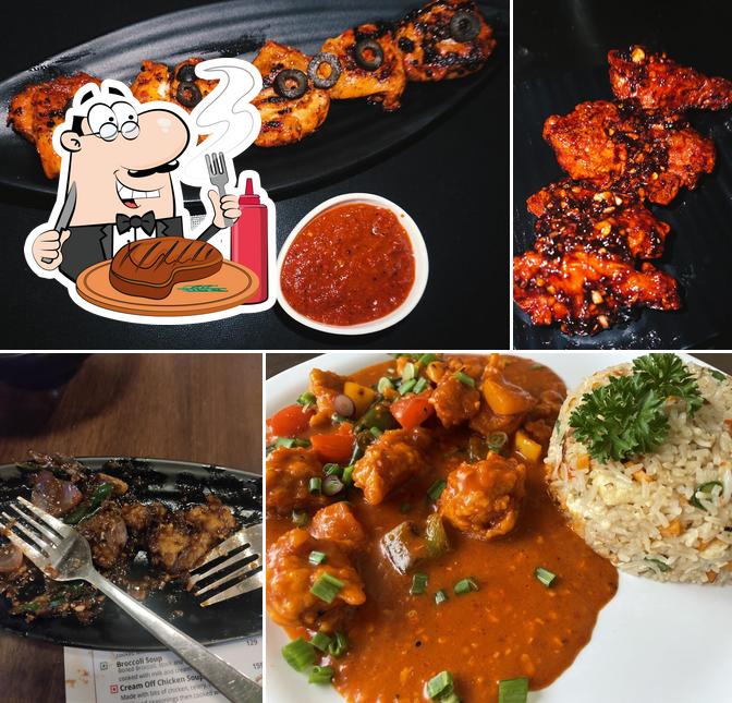 Try out meat meals at Ziesta Rooftop Cafe