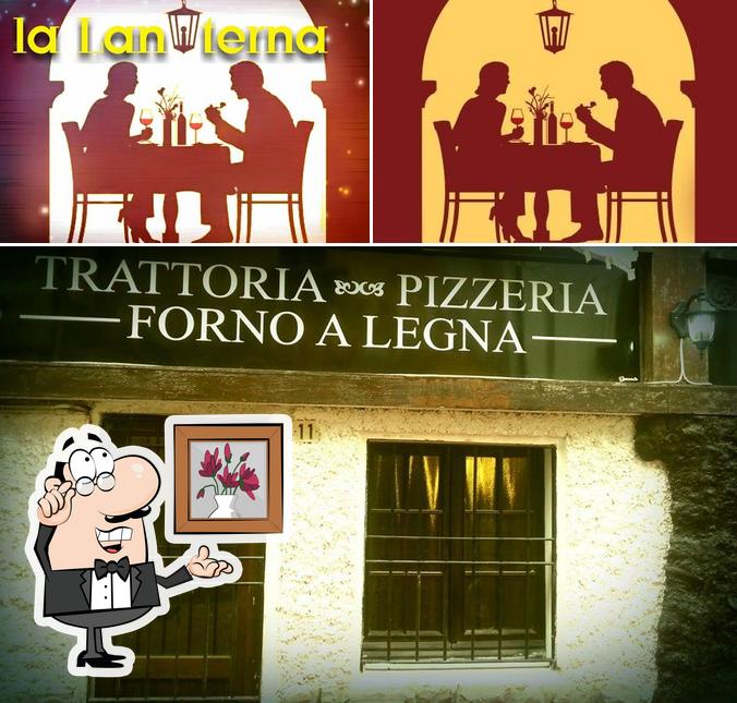 Gli interni di La Lanterna Trattoria/Pizzeria