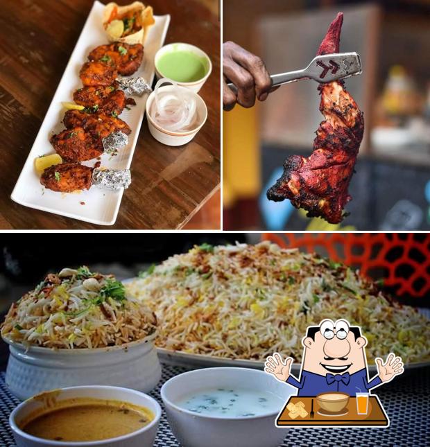 Food at Nandini Hotel Mess
