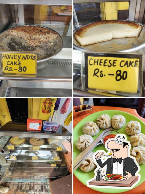 Food at Krishna lama bakery