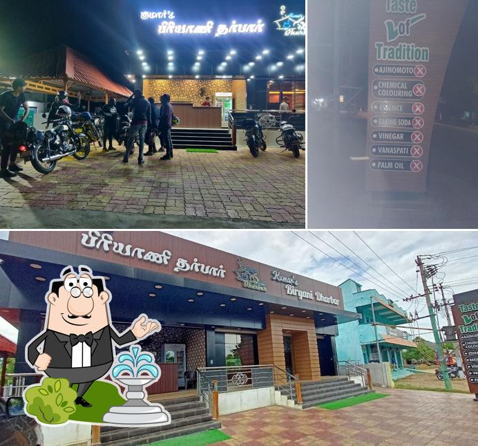 The exterior of Kumar's Biryani Dharbar