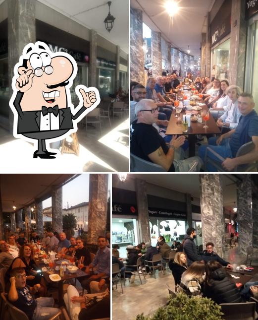 Gli interni di MC2 cafè