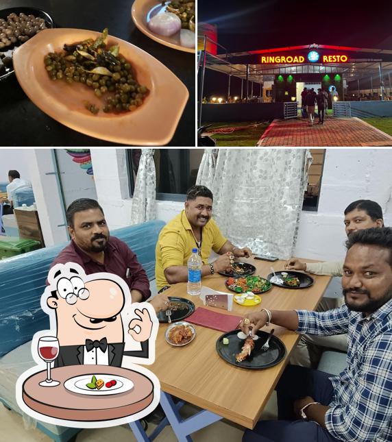 This is the picture depicting food and exterior at Ringroad Resto