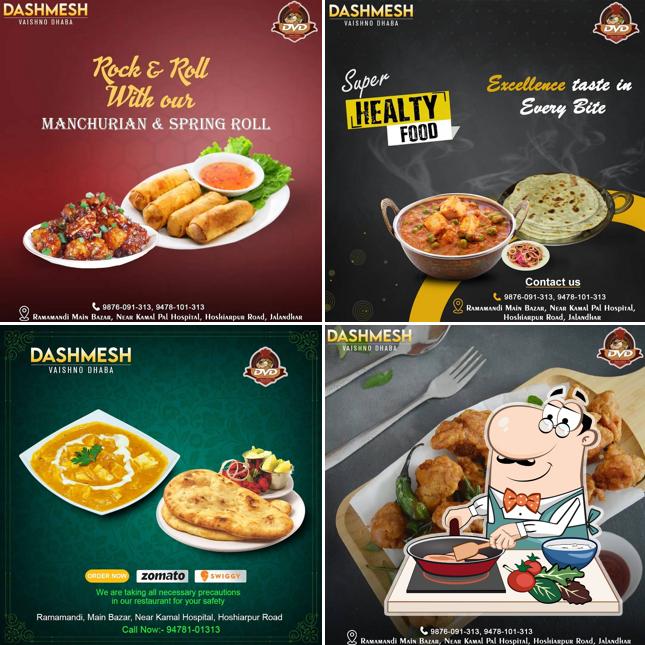 Chicken curry at Satish Vaishno Dhaba