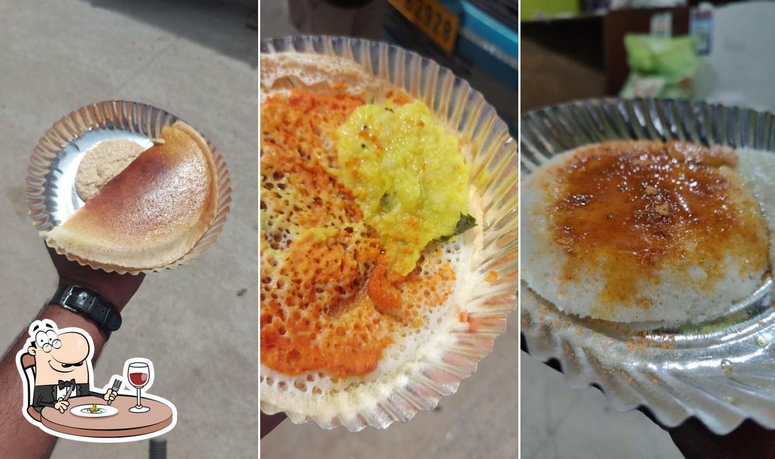 Creme brulee at Sri Vasavi tiffen center(Mulbagal Dosa)