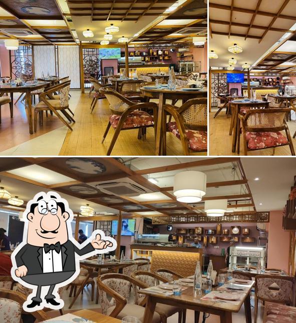 Take a seat at one of the tables at Sakura - A Far Eastern Kitchen