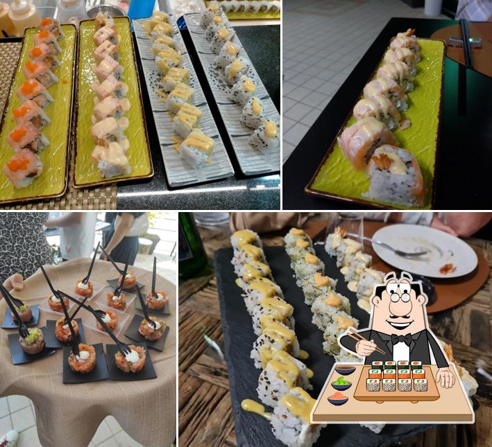 Ordina le diverse opzioni di sushi