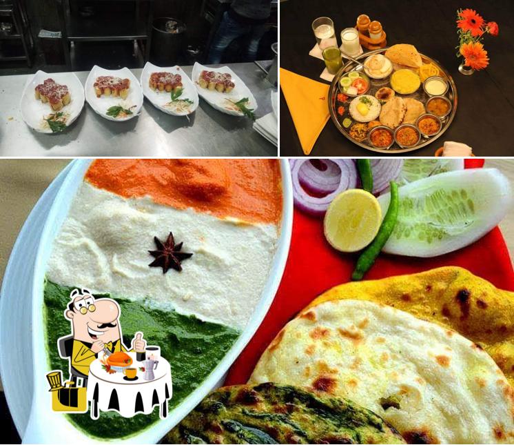 Meals at Singh Brothers Pure Veg Hotel and family restaurant