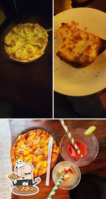 Try out pizza at Charcha