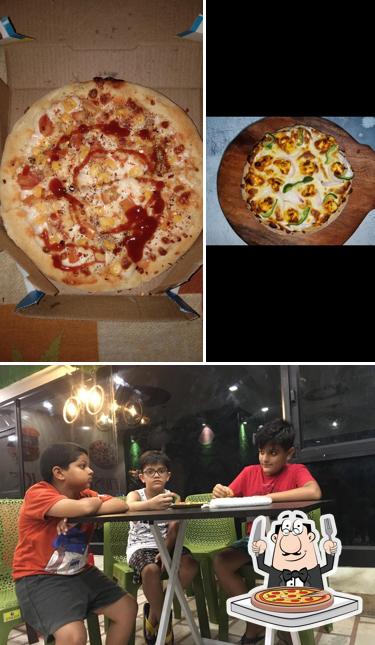 At First slice pizza, you can taste pizza