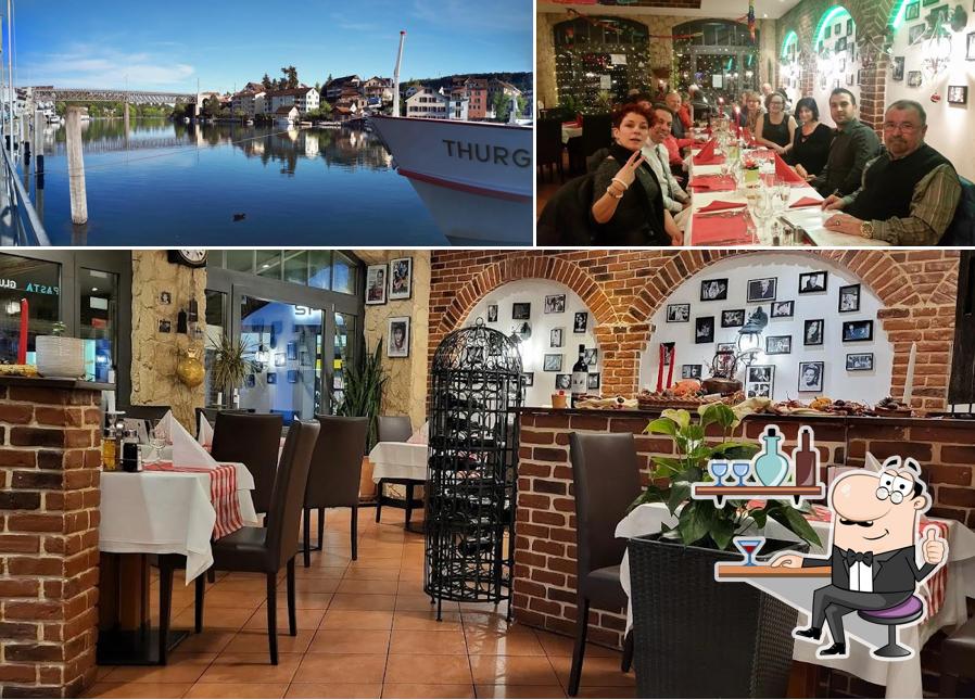 La interni e esterno del ristorante