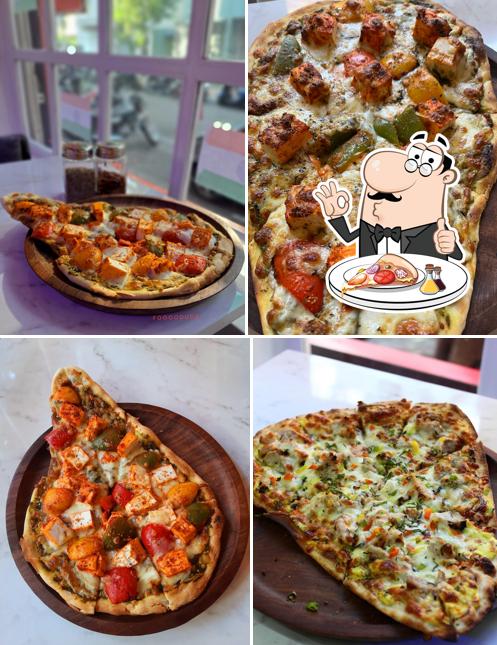 At Naanzza, you can order pizza