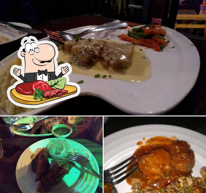 There’s a selection of dishes for meat lovers