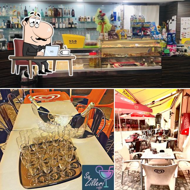 La immagine della interni e cibo di Su Zilleri Caffè