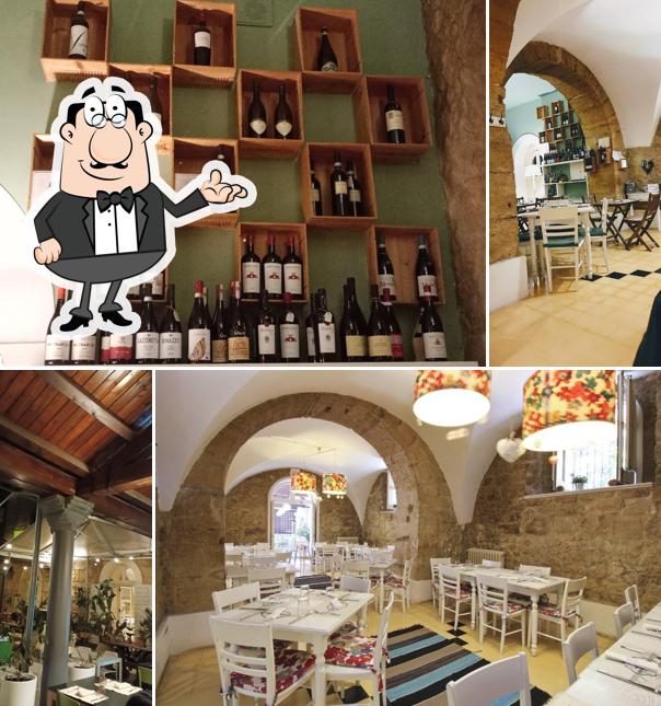 Gli interni di Baglio Balata Ristorante Pizzeria