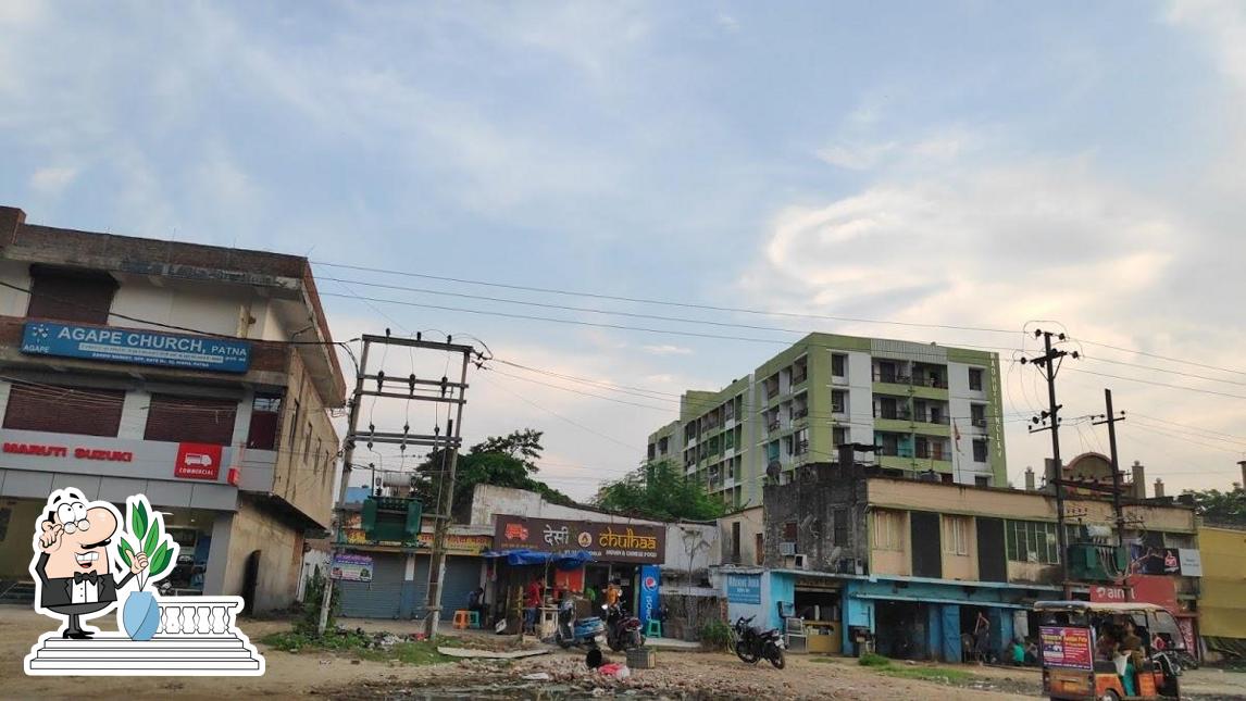 The exterior of Desi chulhaa Restaurant or mess (tiffin service)