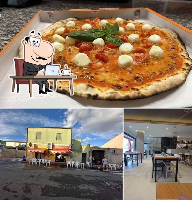 Tra le diverse cose da Pizzeria I 4 VENTI si possono trovare la interni e pizza