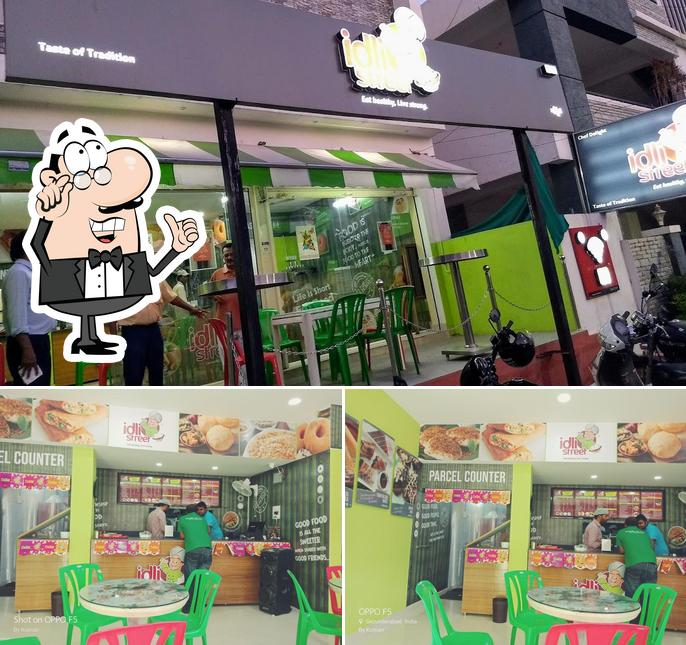 The interior of idli street Dr,A.S.Rao Nagar, Hyderabad