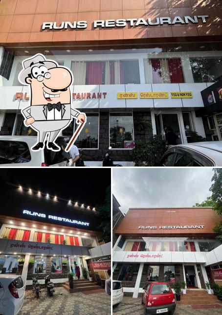 Check out how Runs Restaurant looks outside