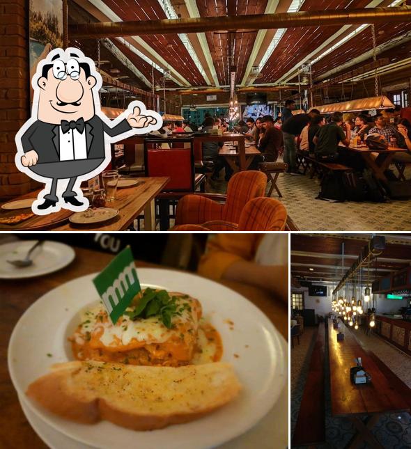 Take a seat at one of the tables at Communiti