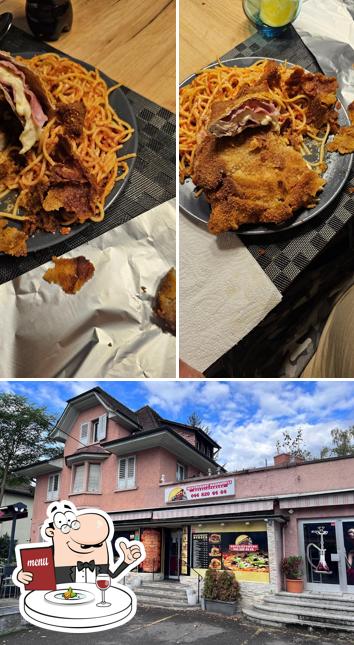 Tra le varie cose da Bahnhöfli si possono trovare la cibo e interni