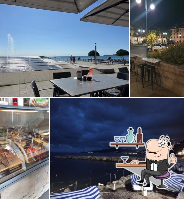 Gli interni di Bar le fontane