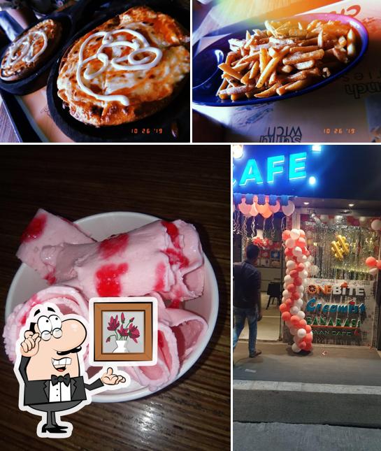 Take a seat at one of the tables at Hashtag cafe