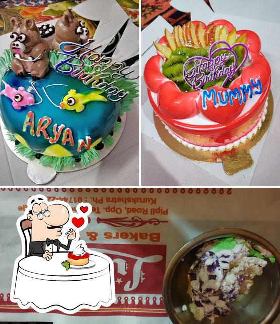 Lucky - Bakers And Sweets serves a number of sweet dishes