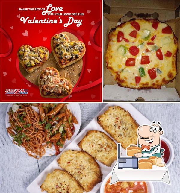 Garlic bread at Pizza Zone