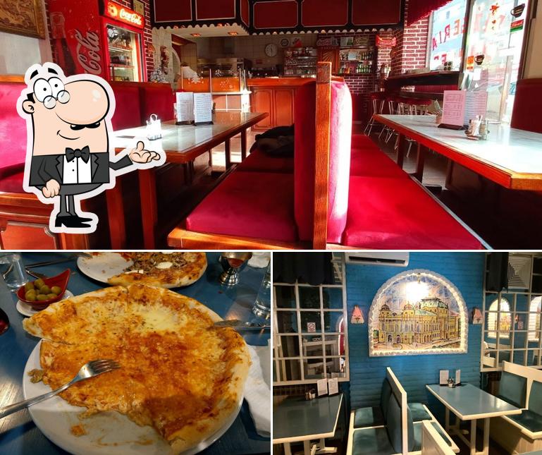 Tra le varie cose da Pizzeria Purger si possono trovare la interni e cibo