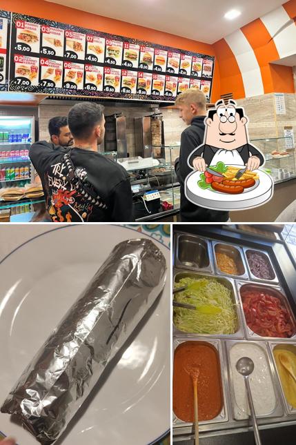 Alibabakebabberia si caratterizza per la cibo e interni