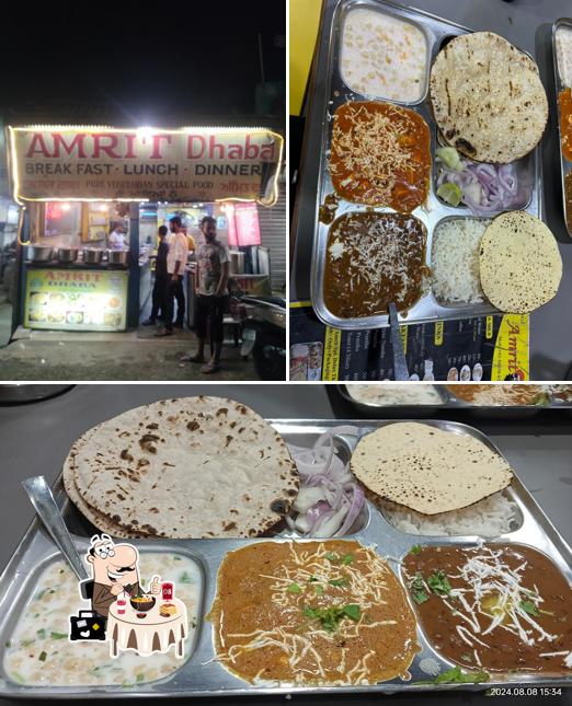 The image of Amrit Dhaba (Pure vegetarian)’s food and exterior