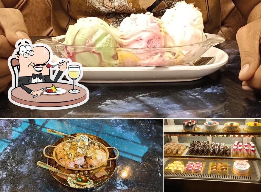 Food at Babbas Cafe and Ice Cream Parlour