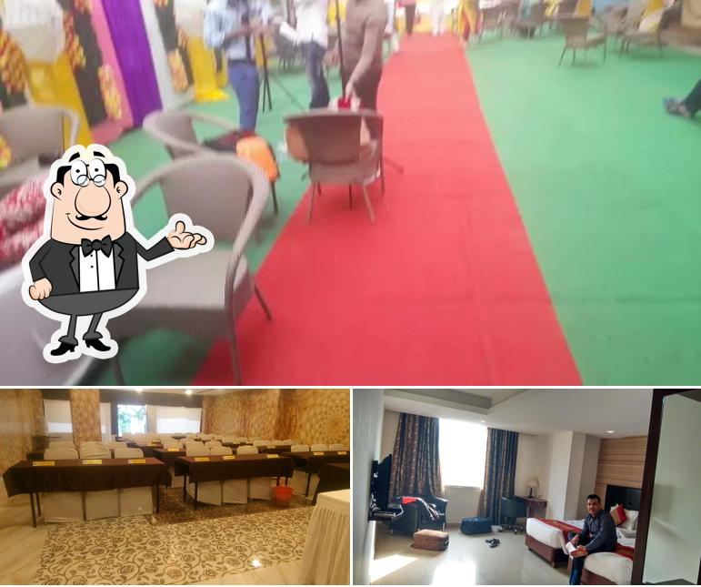 The interior of Hotel Patliputra Nirvana