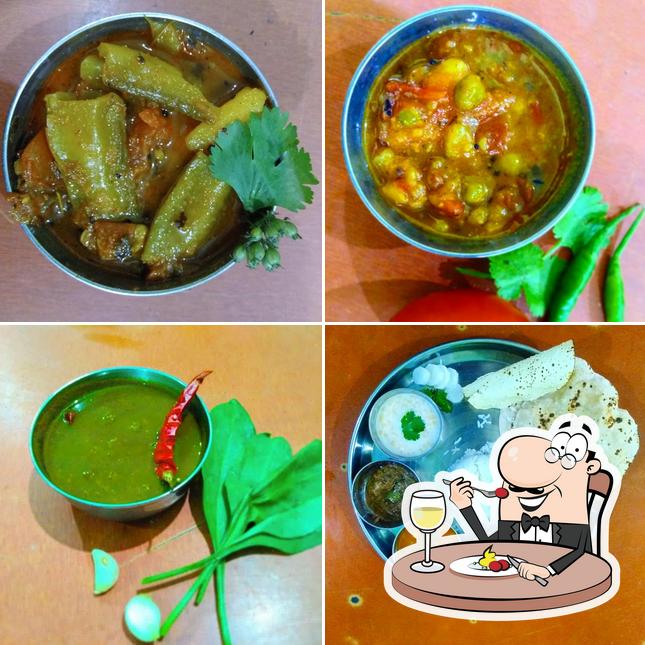 Food at Jalaram bhojanalay & mixtures