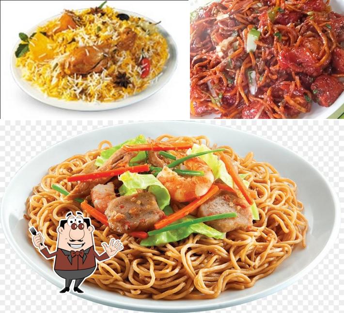 Food at OPEN RESTAURA CHINESE , TANDOORI & BIRYANI