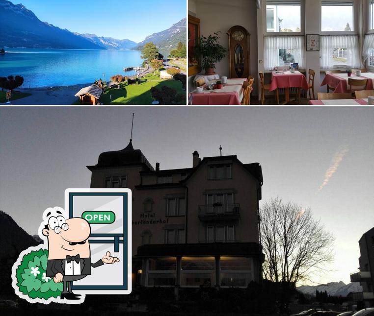 Tra le varie cose da Hotel Oberländerhof si possono trovare la esterno e tavolo da pranzo
