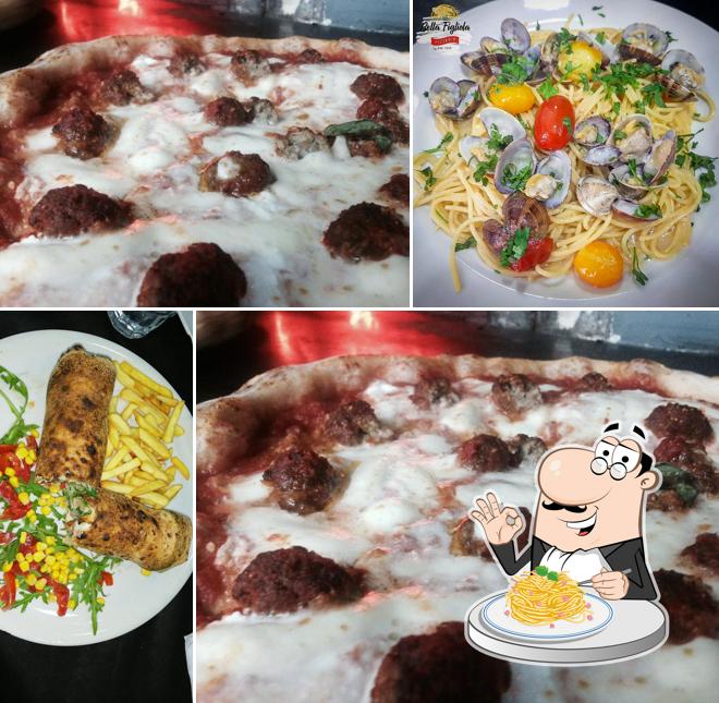 Spaghetti alla carbonara al Pizzeria Bella Figliola