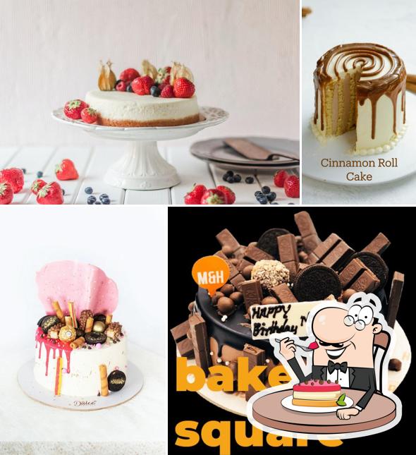 Bake Square offers a selection of sweet dishes
