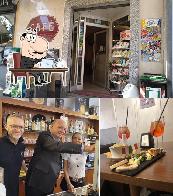 Gli interni di Café Cavour