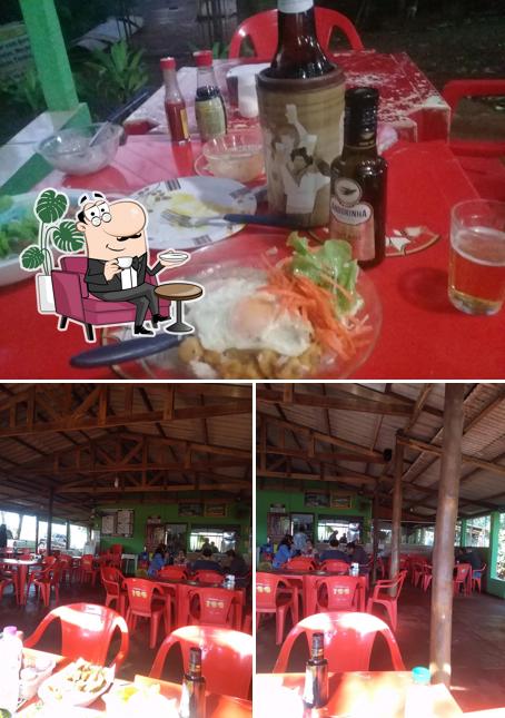 O interior do Pesqueiro do Baio