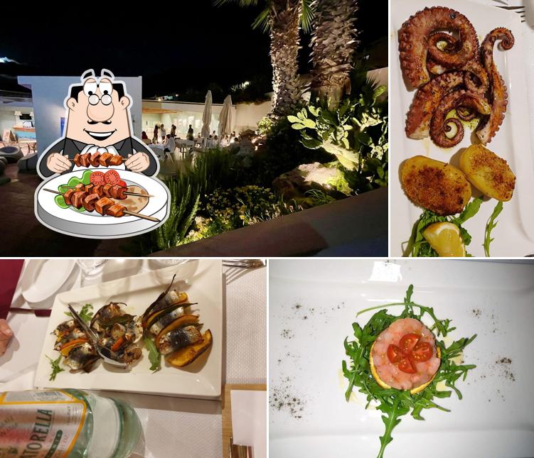 Cibo al Ristorante Cala Mancina