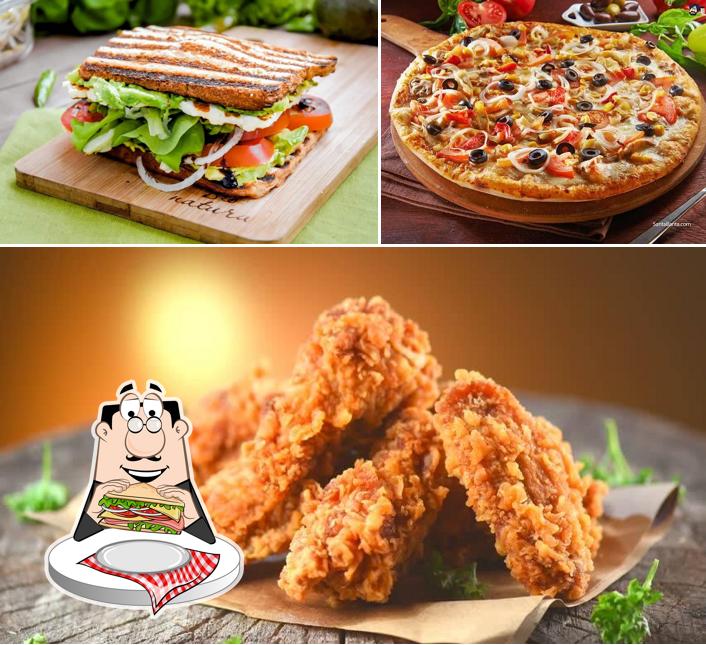 Club sandwich at The Sausage Shop