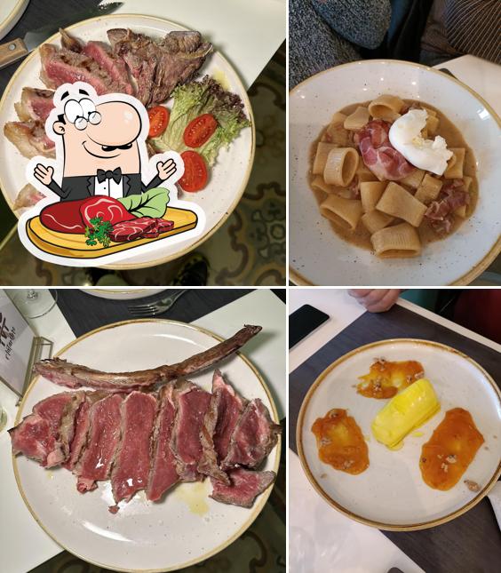 C'è un'ampia gamma di pasti per gli amanti della carne