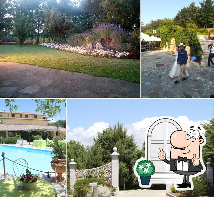 Gli esterni di Villa Canonico