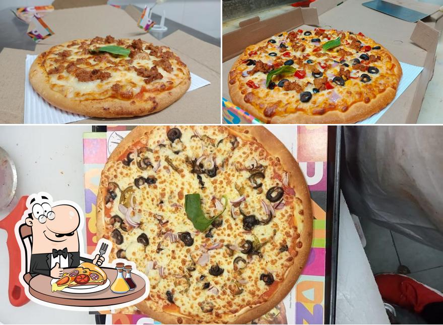 Order different types of pizza